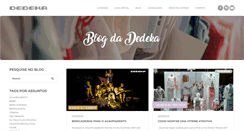 Desktop Screenshot of blog.dedeka.com.br